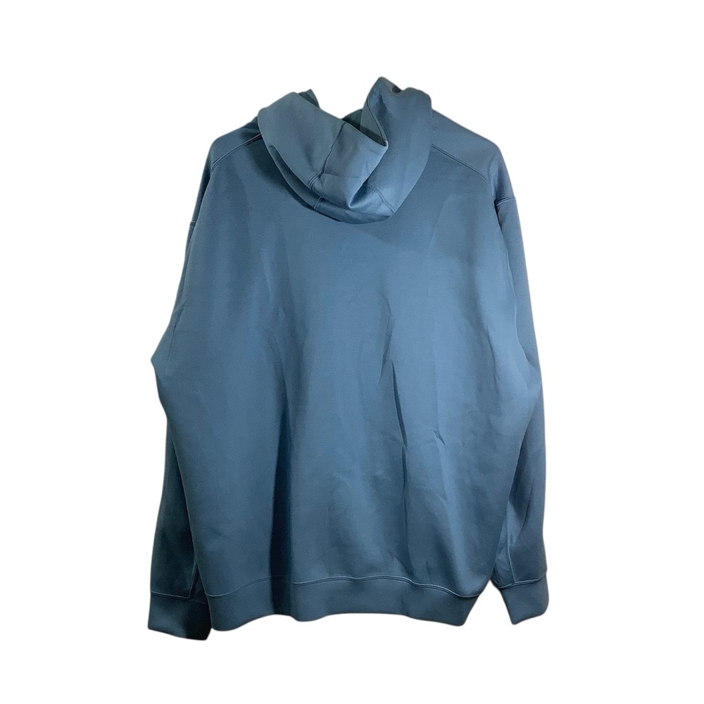 Uniqlo Men’s Blue Full-Zip Hoodie Long Sleeve Stretch Dry Sweat - Picture 7 of 10